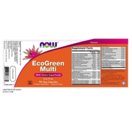 Eco Green Multi 3787 Label